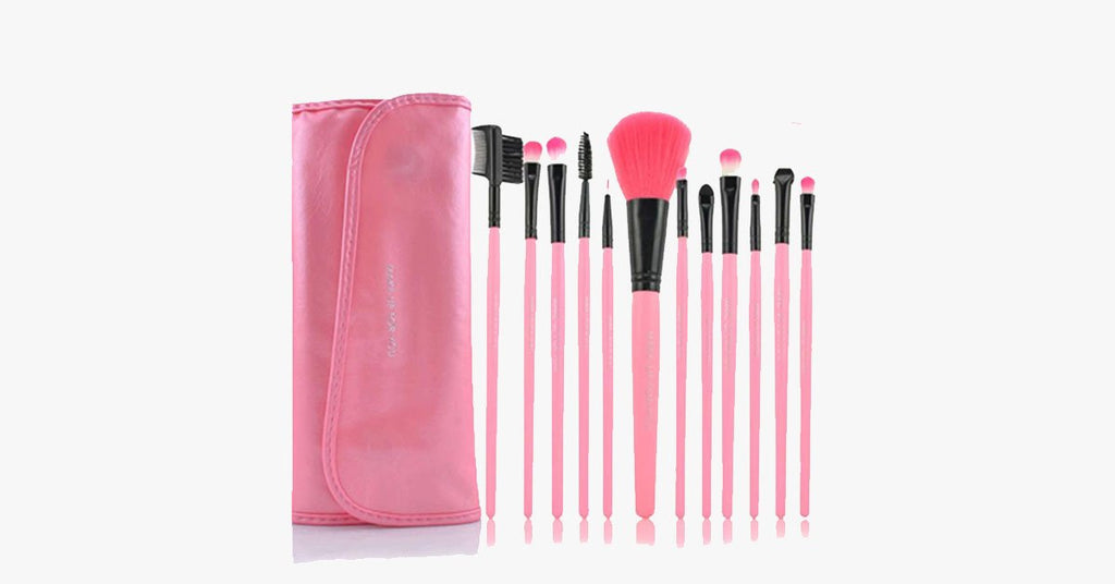 12-piece Pink Glory Brush Set