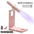 Rechargeable UV Nail Lamp with Portable Holder