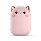 Cute Cat Room Humidifier and Aroma Oil Diffuser