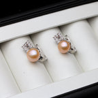 Fashion Natural freshwater black pearl ear clip