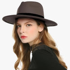 Unisex Vintage Wool Fedora