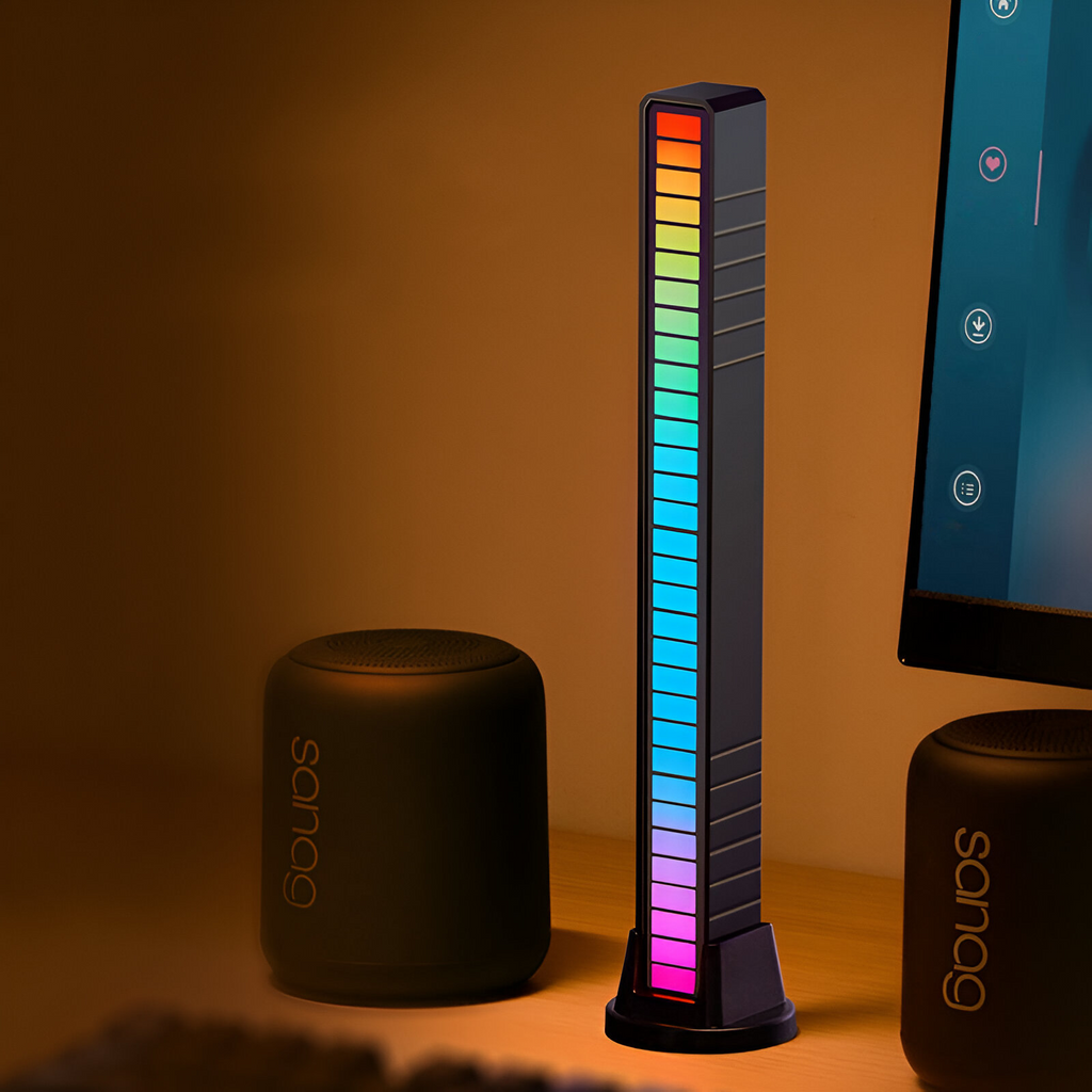 Smart Sound-Activated RGB Light Bar | Music Sync LED Ambient Lighting