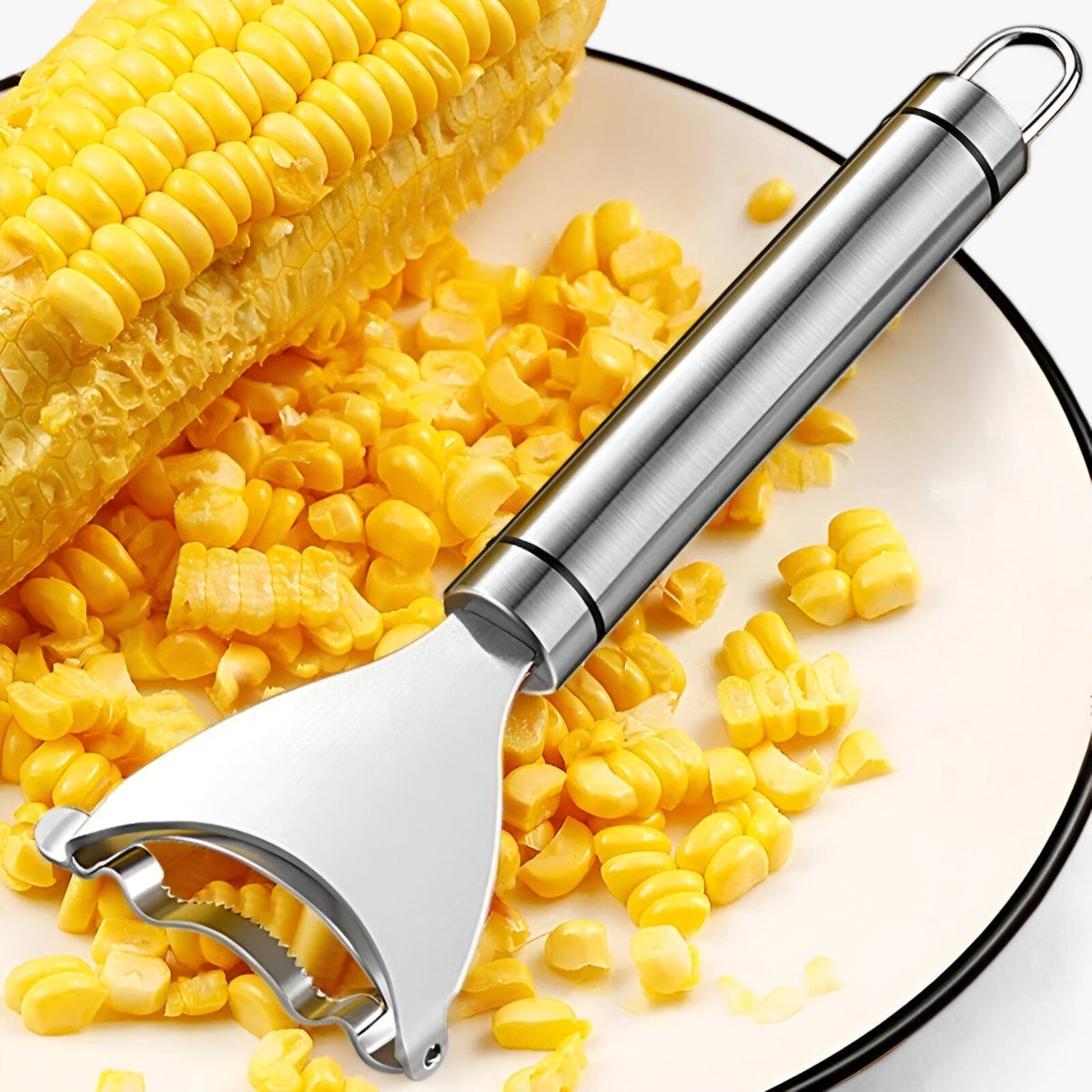 Stainless Steel Corn Cob Stripper - CornEase