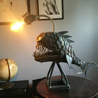 Steampunk Angler Fish Lamp – Cool & Unusual Floor Lamp for Your Home