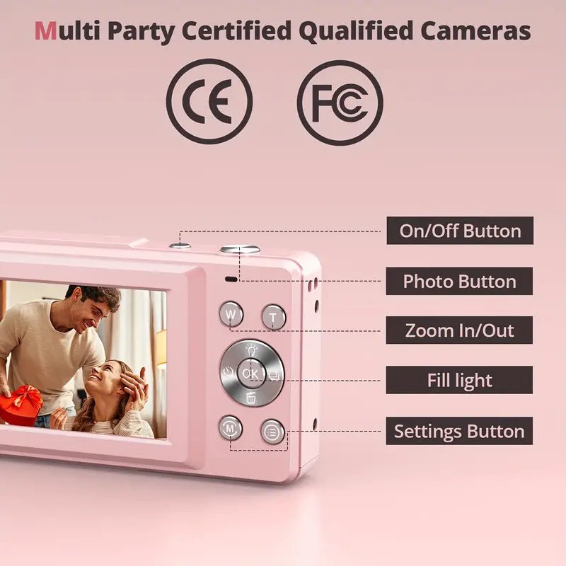 PIXERA – Vintage Digital Camera with Retro Design