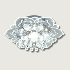 Crystal lamp that will illuminate your interior