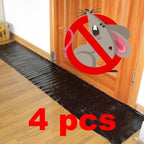 4 Pieces Anti-Rat Large Large Sticky Trap for Rodents Moles Mouse Trap Rat Mouse Trap Black Invisible Mouse Glue Trap - 4 Pieces