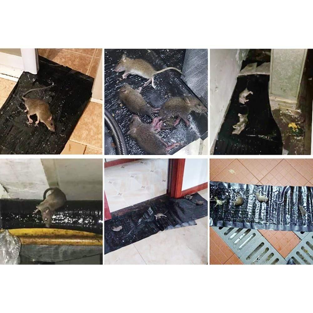4 Pieces Anti-Rat Large Large Sticky Trap for Rodents Moles Mouse Trap Rat Mouse Trap Black Invisible Mouse Glue Trap - 4 Pieces