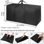 2 Pieces Large Capacity Moving Bag, With Strong Zippers & Carry Handles, Storage Bag For Clothing, Moving Supplies, Space Saving Storage Bag Organizer, Suitable For Moves, Travel, Packing