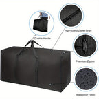 2 Pieces Large Capacity Moving Bag, With Strong Zippers & Carry Handles, Storage Bag For Clothing, Moving Supplies, Space Saving Storage Bag Organizer, Suitable For Moves, Travel, Packing