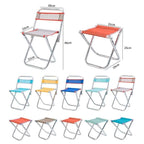 Outdoor Chairs Children Adults Garden Furniture Beach Chair Ultralight Seat Fishing Stool Made of Stainless Steel Portable Picnic Chair