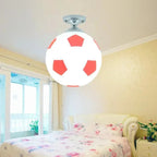 Playful Football Ceiling Lamp - GoalBright