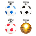Playful Football Ceiling Lamp - GoalBright