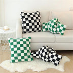 Plush Fleece Checkered Pillowcase