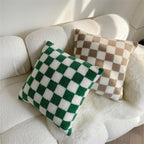 Plush Fleece Checkered Pillowcase