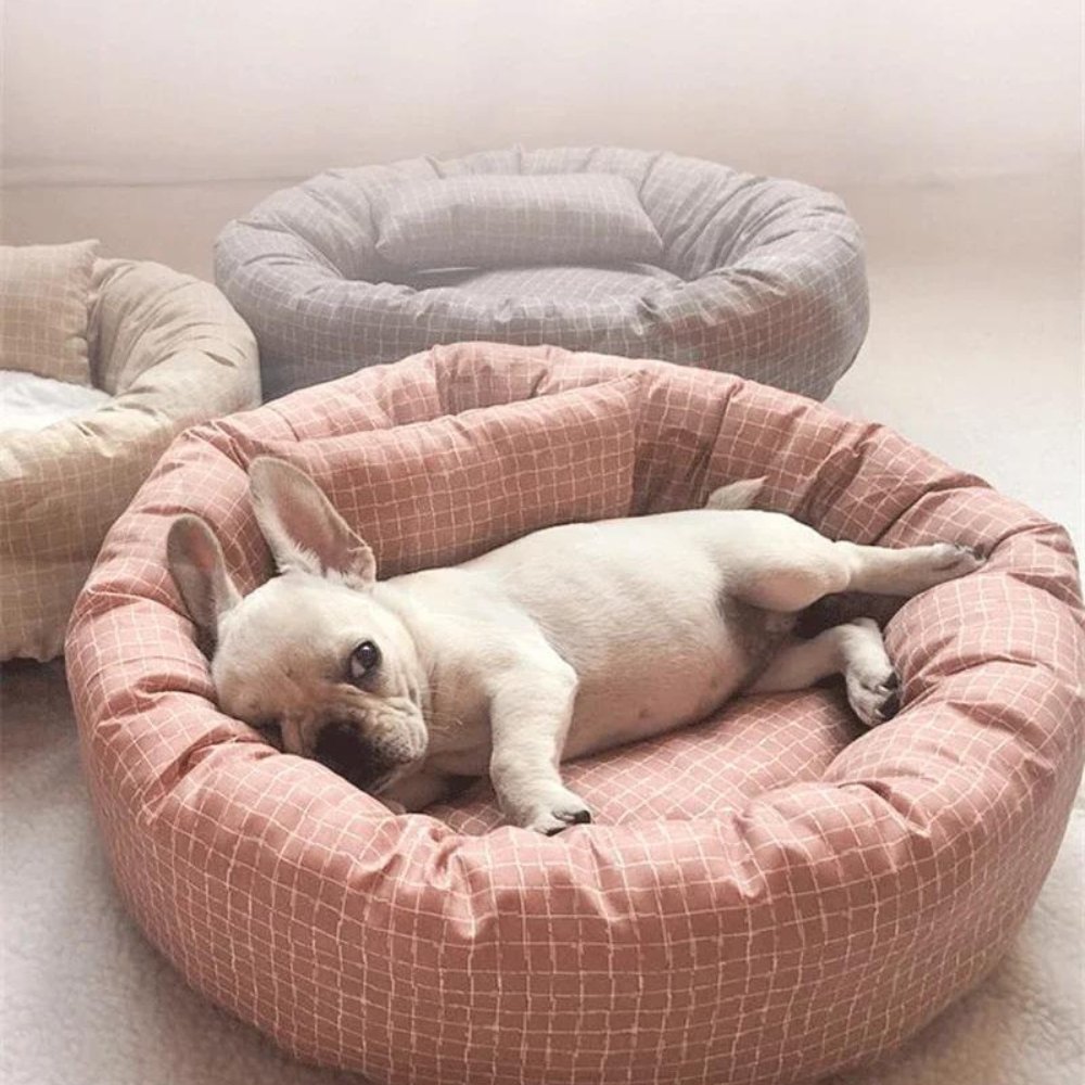 PlushPaw - Round Dog Sleeping Bed