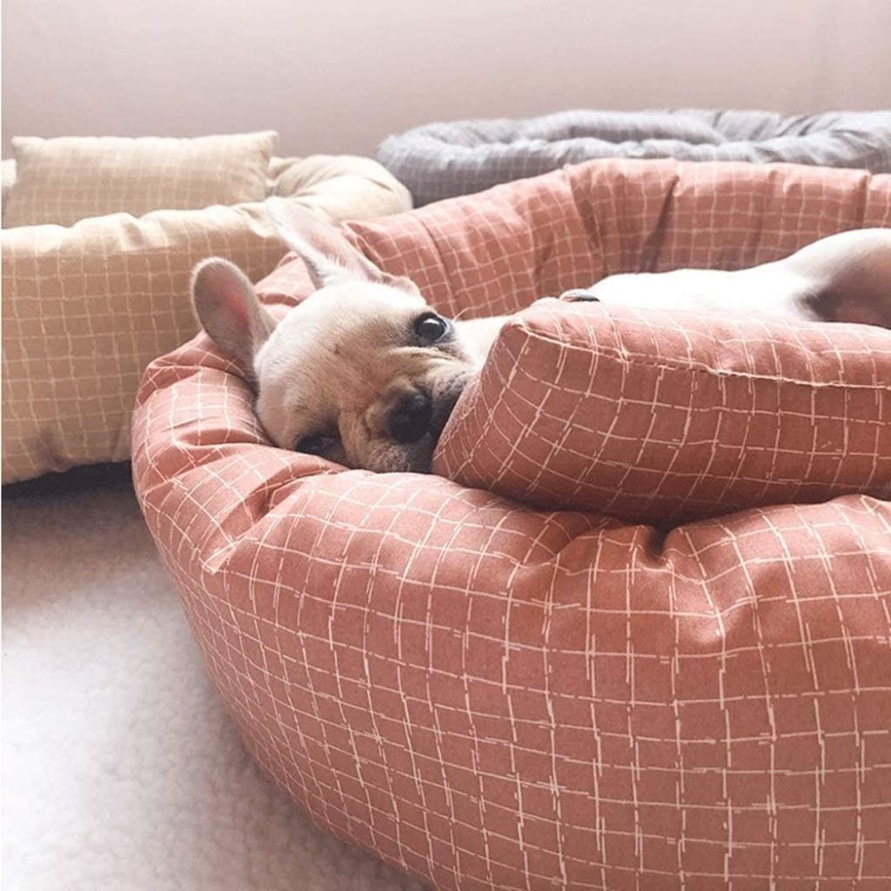 PlushPaw - Round Dog Sleeping Bed