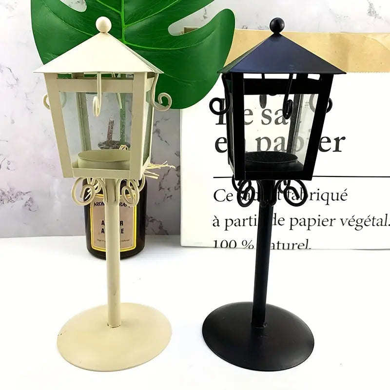 CityGlow - Retro Candle Holder Pavilion Design