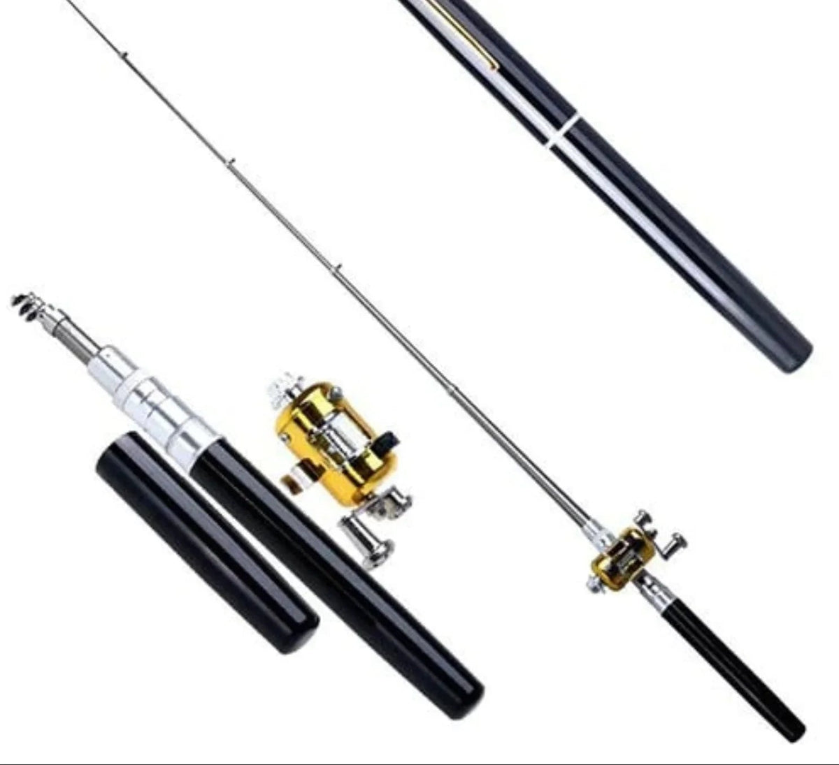 Compact Fishing Set with Telescopic Rod – Portable Fishing Rod for On-the-Go