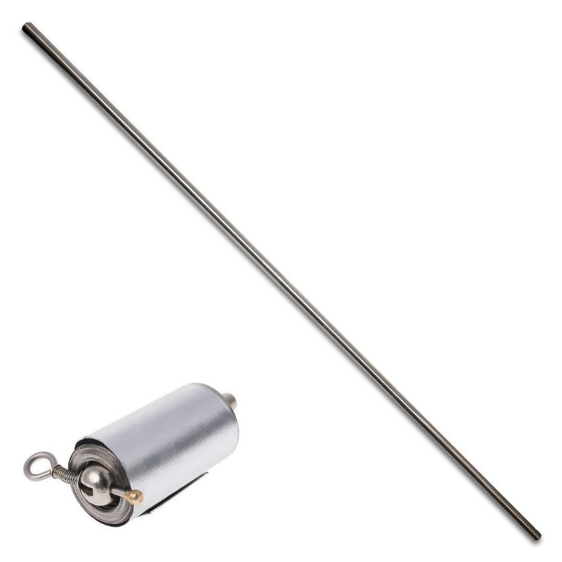 Portable Telescopic Stainless Steel Martial Arts Staff, Extends to 120 cm