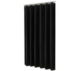Waterproof black polyester shower curtain with various size options