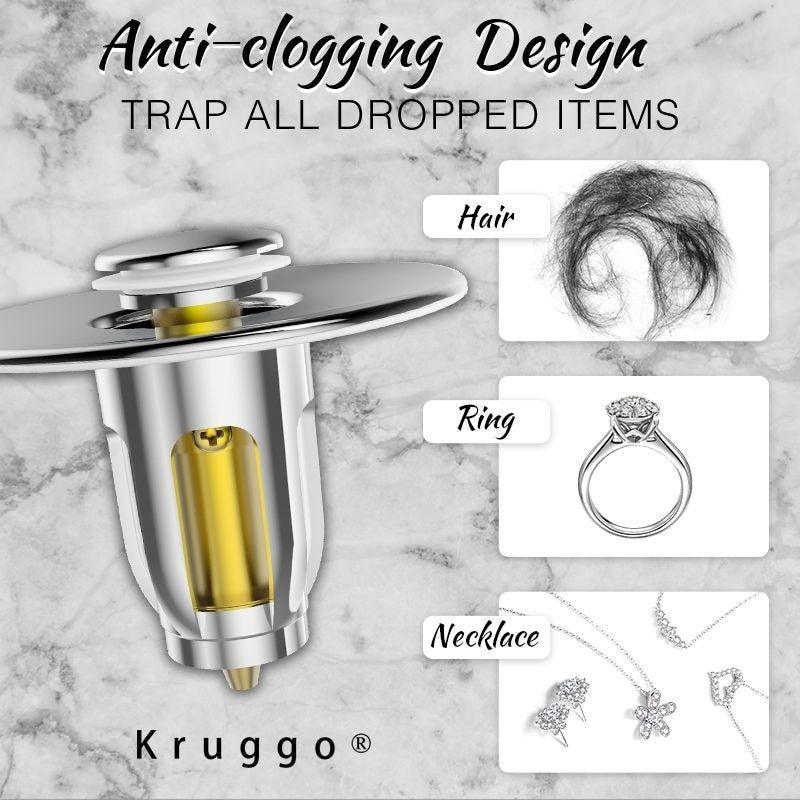 Popup X Clogging Basin Drain