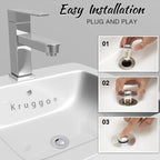 Popup X Clogging Basin Drain