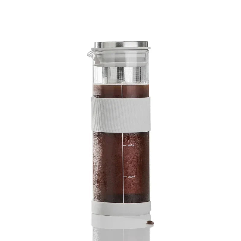 Portable Airtight Cold Brew Iced Coffee Maker Tea Infuser Pitcher
