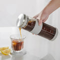 Portable Airtight Cold Brew Iced Coffee Maker Tea Infuser Pitcher