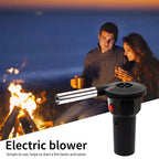 Portable BBQ Fire Bellows – Aluminum Hand Blower for Grilling, Camping & Picnics