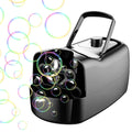 Portable Bubble Machine with 2 Speeds Hand Grip 3000-4000 Bubbles per Minute Plug-powered Battery-powered