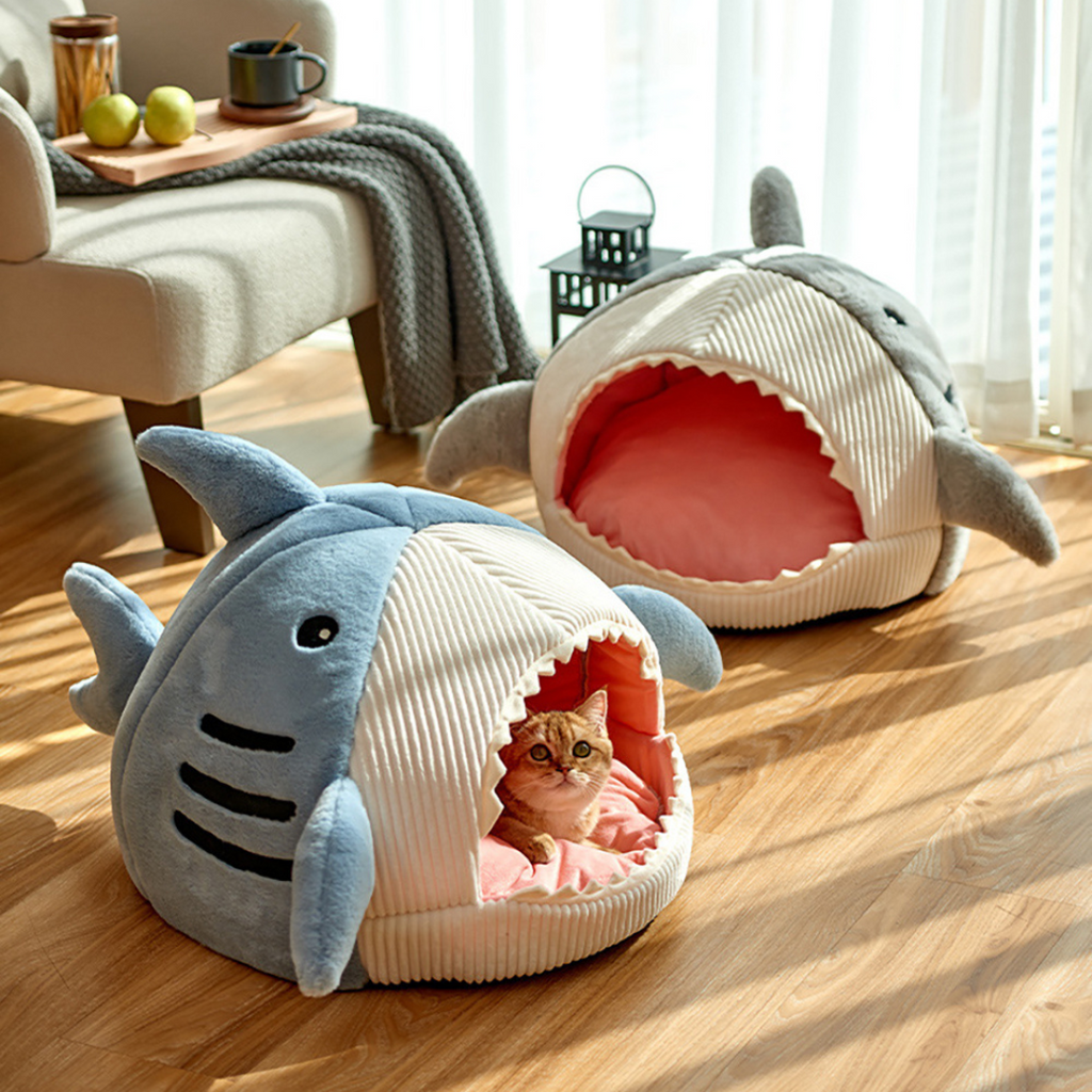 Portable Cat Cave with Warm Cushion - CozyCave