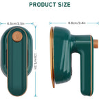 Portable Handheld Steam Iron - Non-Stick Ceramic Sole