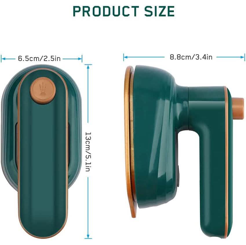 Portable Handheld Steam Iron - Non-Stick Ceramic Sole