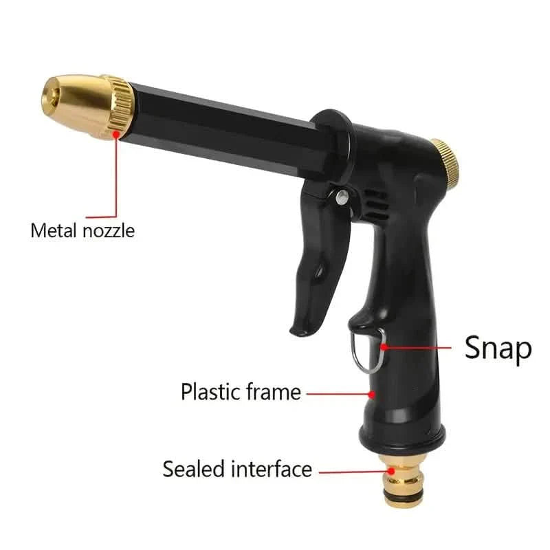 Portable High Pressure Water Hose Nozzle Sprayer