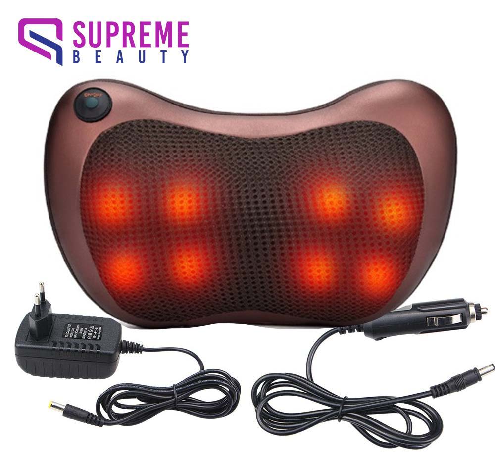 Portable Massage Cushion with Deep Shiatsu Massage - ThermoRelax Pro