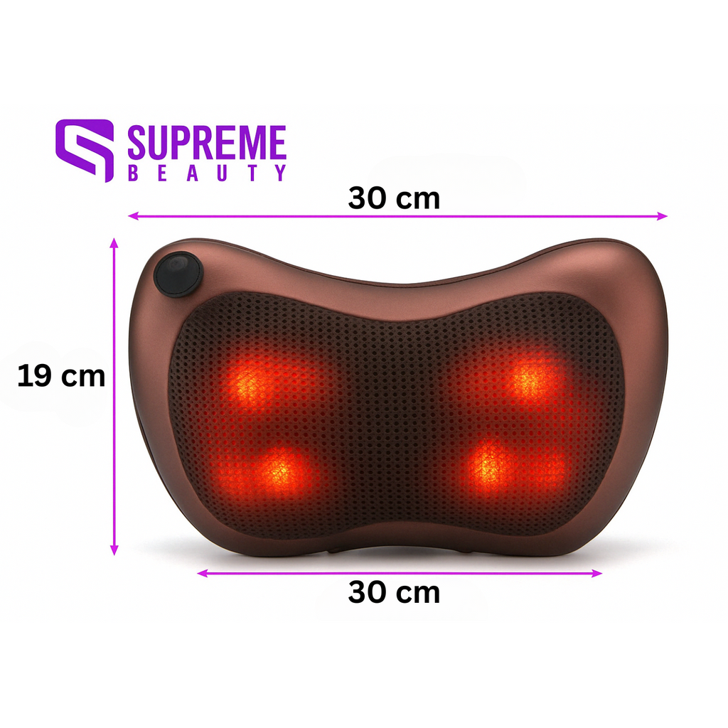 Portable Massage Cushion with Deep Shiatsu Massage - ThermoRelax Pro