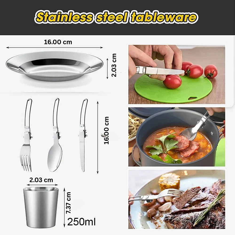 Portable Outdoor Cooking Set - CampEase