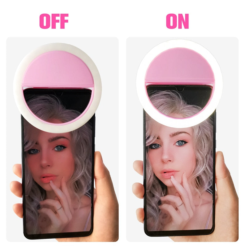 Portable Selfie Ring Light - GlowSnap