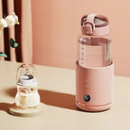 Portable bottle warmer with temperature display – Compact solution for on the go
