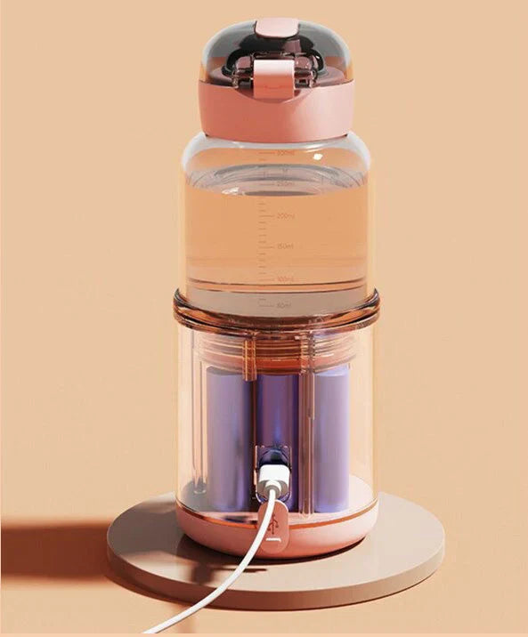 Portable bottle warmer with temperature display – Compact solution for on the go