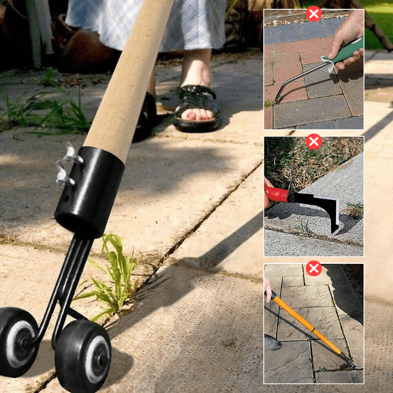 CreviceClear Stand – Iron Weeder for Sidewalks and Driveways