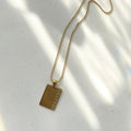 Positive Affirmation Engraved Necklaces