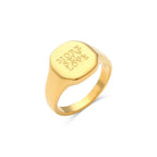 Positive Affirmation Engraved Rings