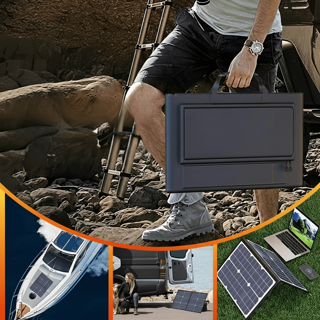 PowerFold Elite – Foldable Solar Panel with MPPT Technology