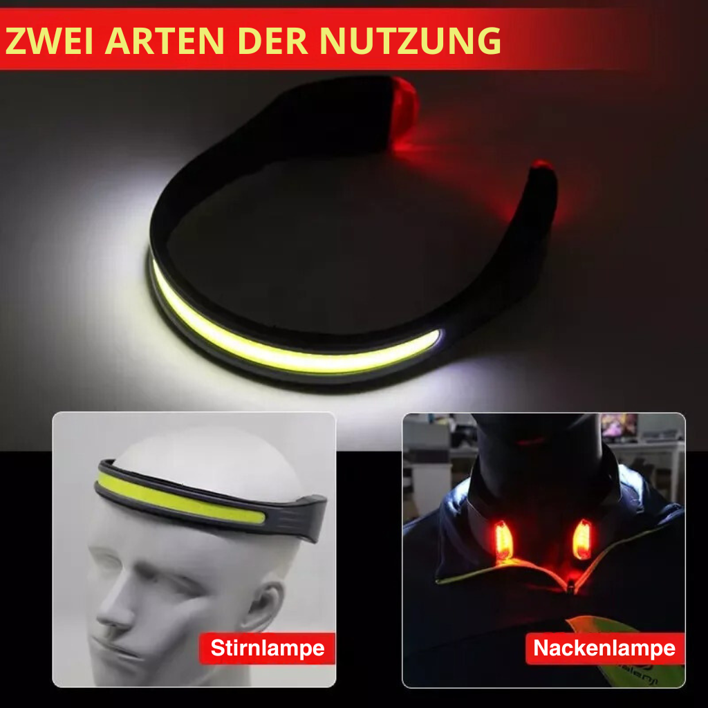 Powerful Headlamp with Wide-Beam LED - BrightBeam