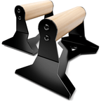 PowerGrip Wooden Push Parallettes – Ergonomic Handstand Bars with Anti-Slip Base for Strength Training
