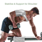 PowerPad – Adjustable shoulder support with ergonomic fitness pads
