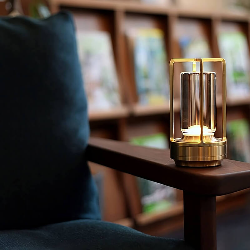 Wireless Waterproof Table Lamp | Touch-Sensitive, Adjustable Brightness & Ideal for Home Decor
