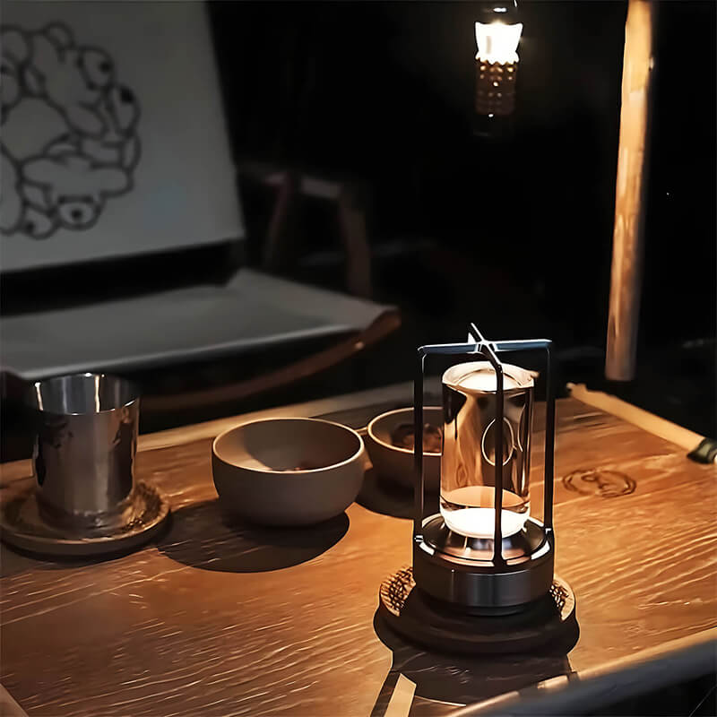 Wireless Waterproof Table Lamp | Touch-Sensitive, Adjustable Brightness & Ideal for Home Decor